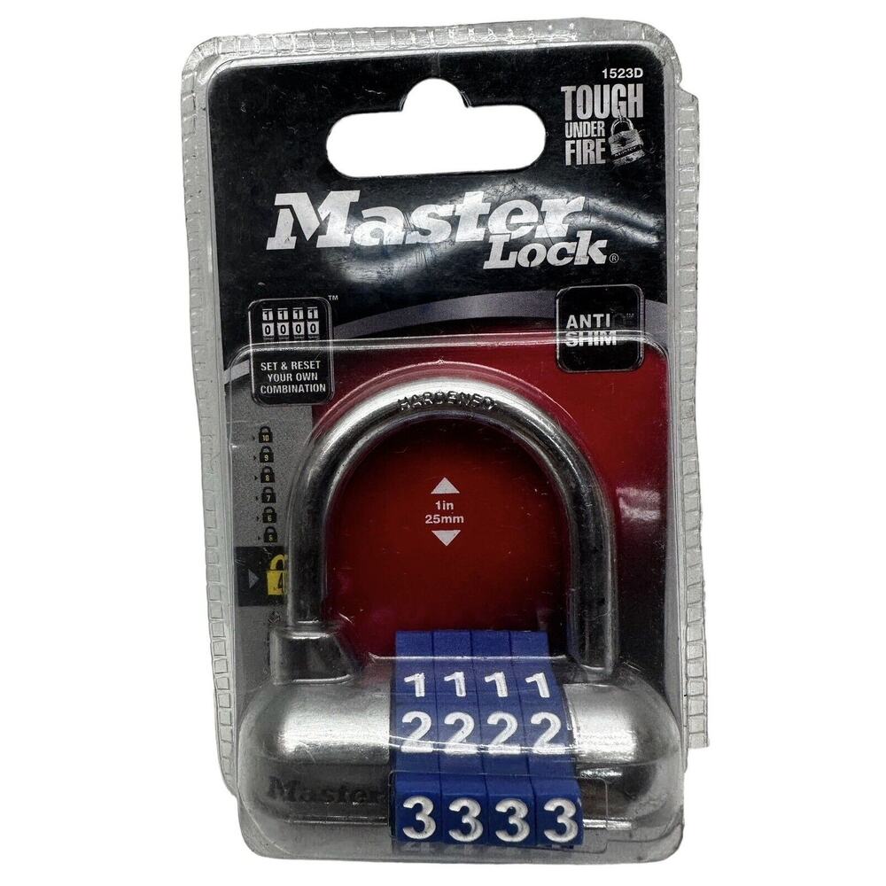 Set Your Own Combination‎ Padlock, 1 Pack, Color May Vary Limited Lifetime